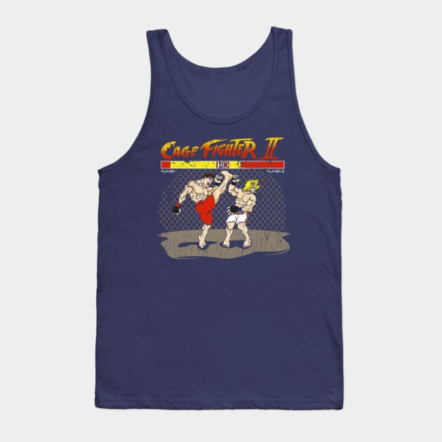 Cage Fighter II Tank Top by RoundFive